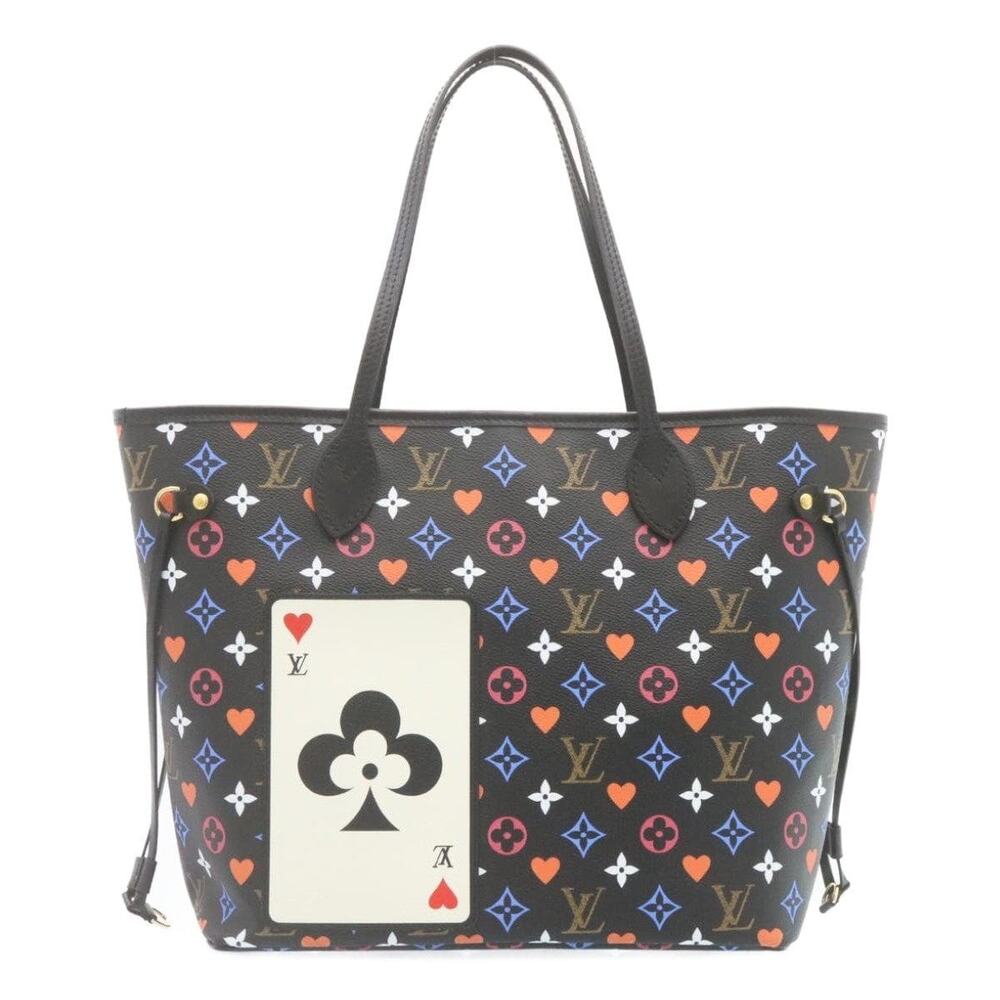 Louis Vuitton Game On Collection Neverfull MM Shoulder Bag Black